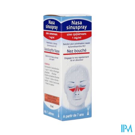 Nasasinuspray 1mg/ml Sine Conservans 10ml