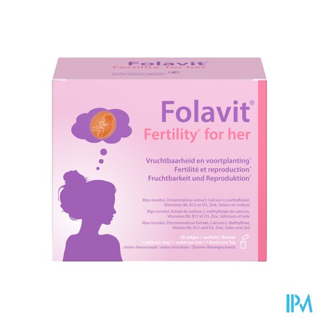 Folavit Fertility For Her Pdr 5,3g Sach 28