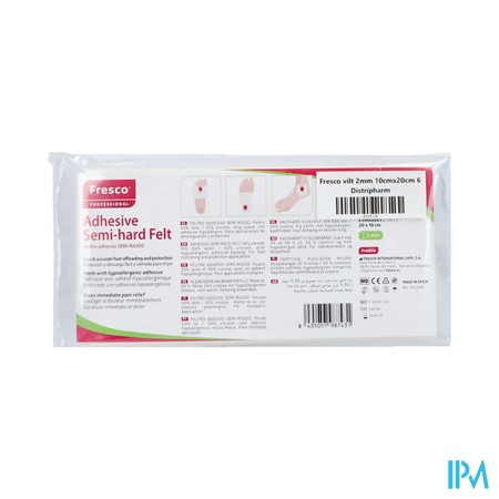 Fresco Vilt 2mm 10cmx20cm 6 Distripharm