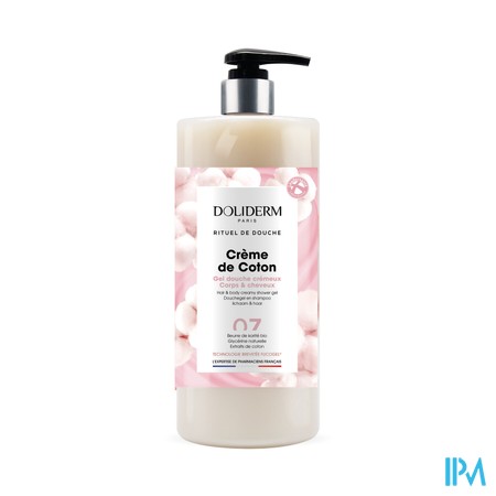 Doliderm Douchegel 2in1 Creme De Coton Pompfl 1l