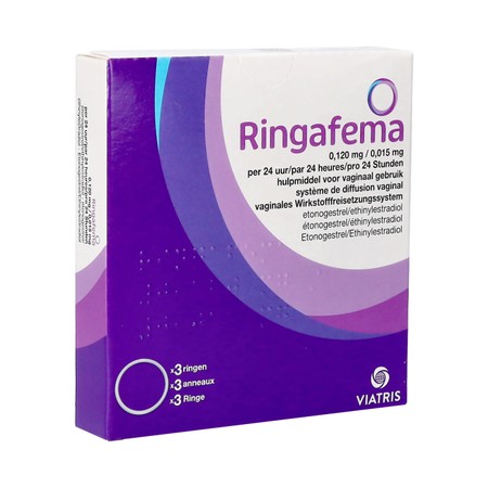 Ringafema 0,120mg/0,015mg/24u Vaginale Ring 3