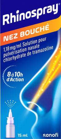Rhinospray Nez Bouche 1,18mg/ml Spr Nasal Sol 15ml 1