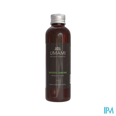 Umami Woody Lemons Refill Geurstokjes 250ml
