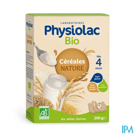 Physiolac Cereales Natuur Bio 200g