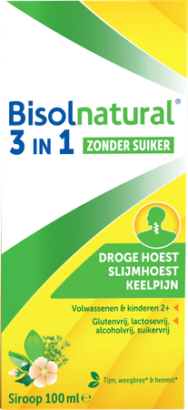 Bisolnatural Siroop Z/suiker 100ml