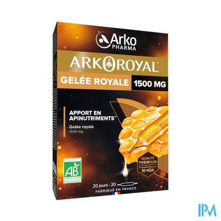 Arkoroyal Koninginnebrij Bio 1500mg Amp 20x10ml