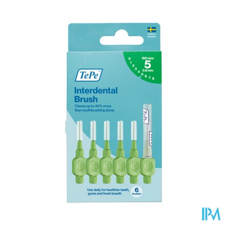 Tepe Interdental Brush 0,8mm Green 6