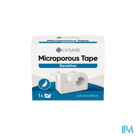 Livsane Microporous Tape Dispenser 2,5cmx9,14m