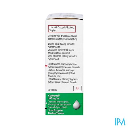 Contramal Gutt 1flx10ml/100mg/ml