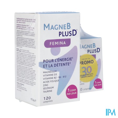 Magnebplusd Femina Vip Comp 120+30