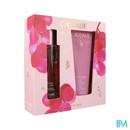 Caudalie Kerst Set Rose Vigne 2025 2 Prod.