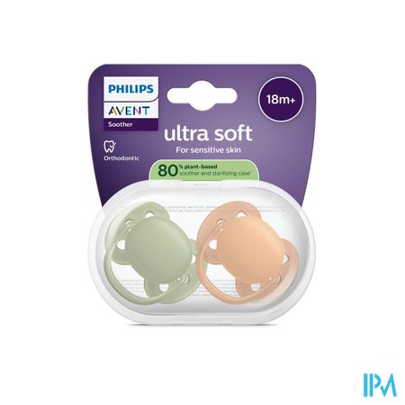 Philips Avent Fopspeen +18m Soft Terracotta/kaki 2