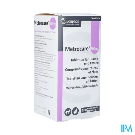 Metrocare 500mg Comp Chien Chat 100