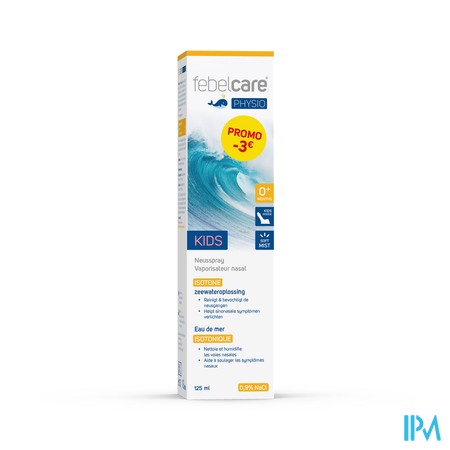 Febelcare Physio Spray Iso Kids 125ml Promo -3€