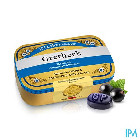 Grether's Pastilles Blackcurrant Past 110g 2