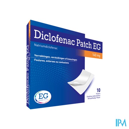 Diclofenac Patch EG 140Mg Emplatre 10