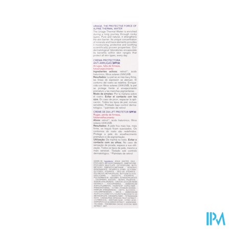 Uriage Age Creme Lissante Protective Ip30 40ml