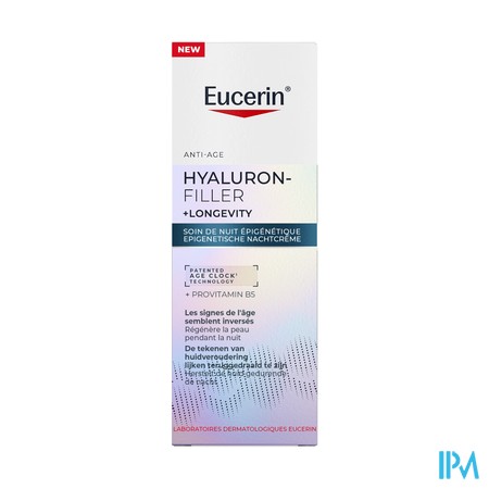 Eucerin Hyalur.filler+longev.soin Nuit Epig.50ml