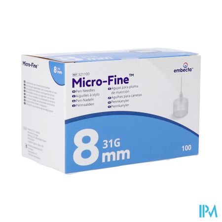 Microfine Pennaald 8mm 31g 100