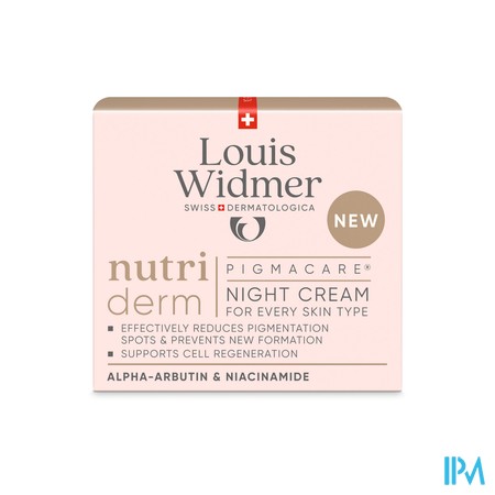Widmer Nutriderm Pigmacare Nachtcreme Parf 50ml