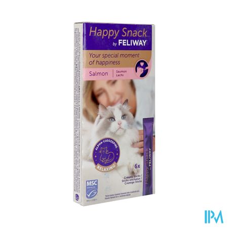Feliway Happy Snack Salmon Sticks 6