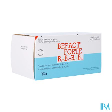 Befact Forte B1-b2-b6-b12 Omhulde Tabl 100