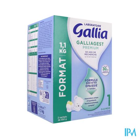 GALLIAGEST PREMIUM 1 LAIT PDR1,1KG