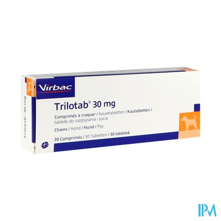 Trilotab 30mg Kauwtabl Honden 30