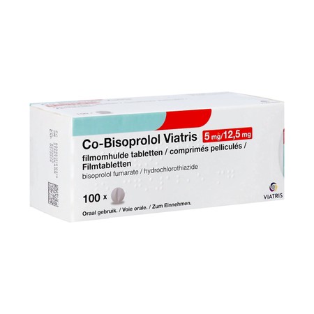 Co Bisoprolol Viatris 5mg/12,5mg Omhulde Tabl 100