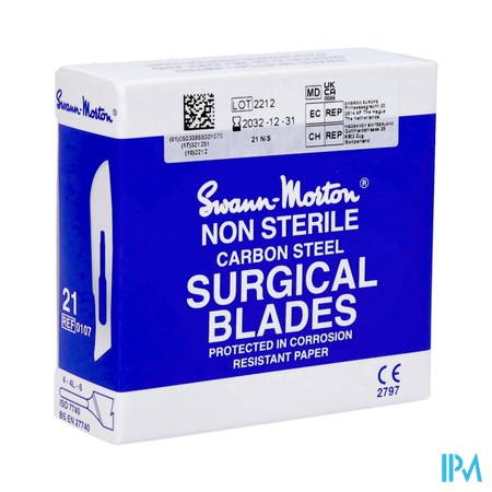 Swann-morton N/st Scalpelmesjes N21 100 Consulta
