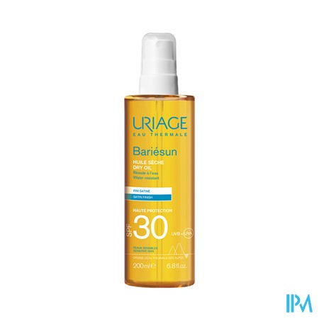 Uriage Bariesun Droge Olie Ip30 Z/alc Gev.h 200ml