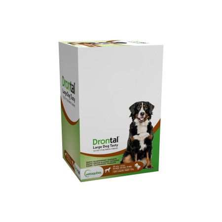 Drontal Large Dog Tasty 525/504/175mg Comp 24