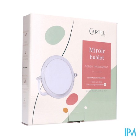 Halve Cirkel Spiegel 15cm Transp. X7 (azie)