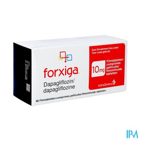 Forxiga 10mg Filmomhulde Comp 98 X 10mg