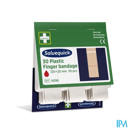 Salvequick Lange Vingerpleister Plastiek 6096