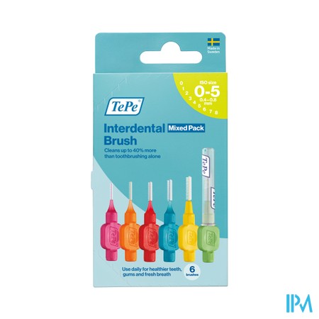 Tepe Interdental Brush Assorted 6