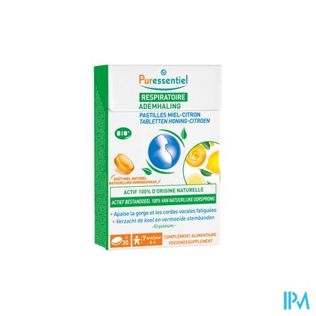 Puressentiel Ademhaling Honing Citroen Past 20