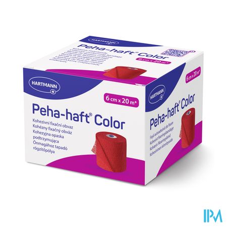 Peha-haft Rood Lf 6cmx20m 1 P/s
