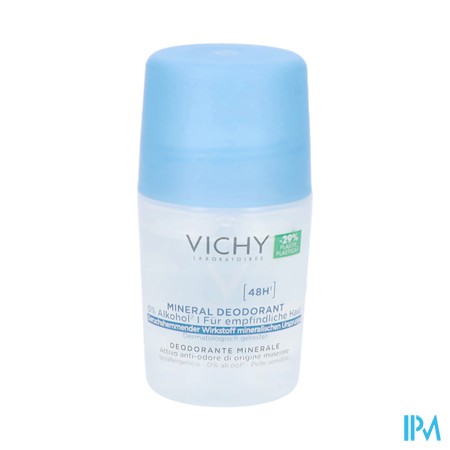 VICHY DEO S/ALU MIN 48H BILLE 50ML