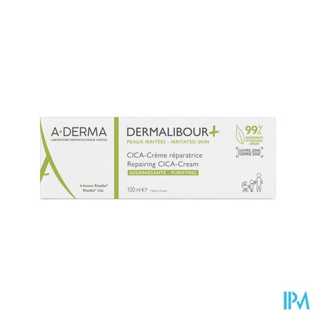 Aderma Dermalibour+ Cica Creme Reparatrice 50ml