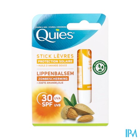 Quies Lippenstift Zonnebescherming Spf30 4,5g