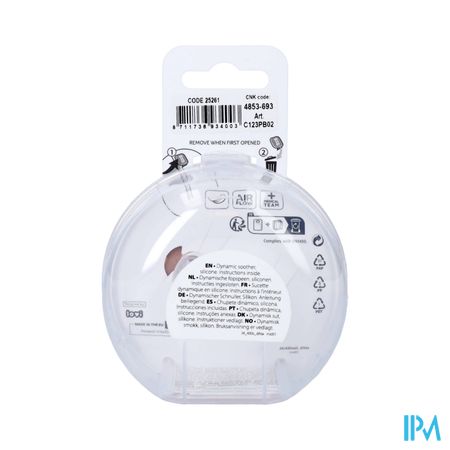 Difrax Dynamic Sucette 0-6m Prime Nude/blush 2