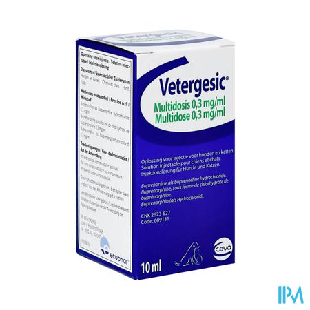 Vetergesic Multidosis 0,3mg/ml 10ml