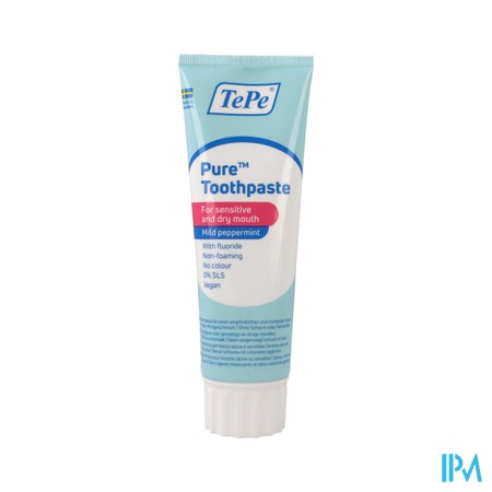 Tepe Pure Tandpasta Sensitive Peppermint 75ml