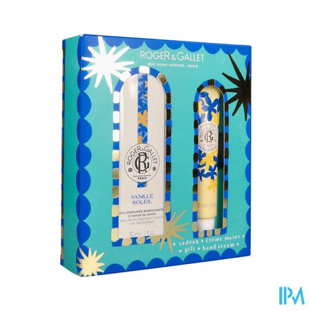 Roger&gallet Kerstset Vanille Sol.30ml+handcr 30ml