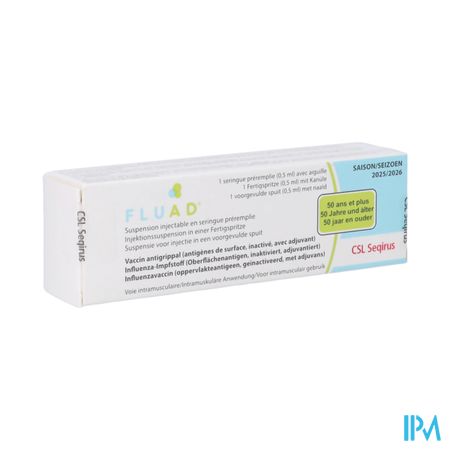 Fluad Tri 0,5ml Susp Inj Voorgevulde Spuit 1
