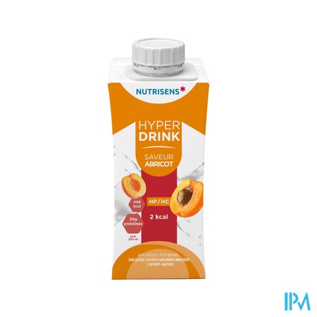 Nutrisens Hyperdrink 2 Kcal Abricot 4x200ml
