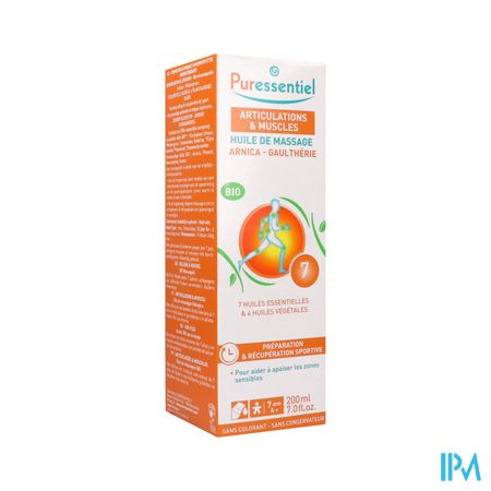 Puressentiel Gewrichten Mas.olie Arnica Bio 200ml