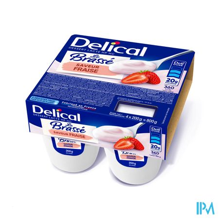 Delical Le Brasse Aardbei 4x200g