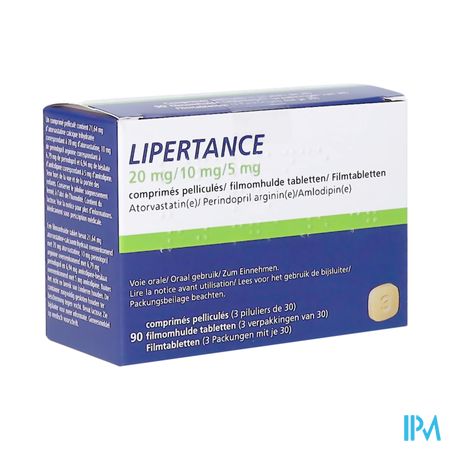 Lipertance 20mg/10mg/5mg Orifarm Filmomh Tabl90pip